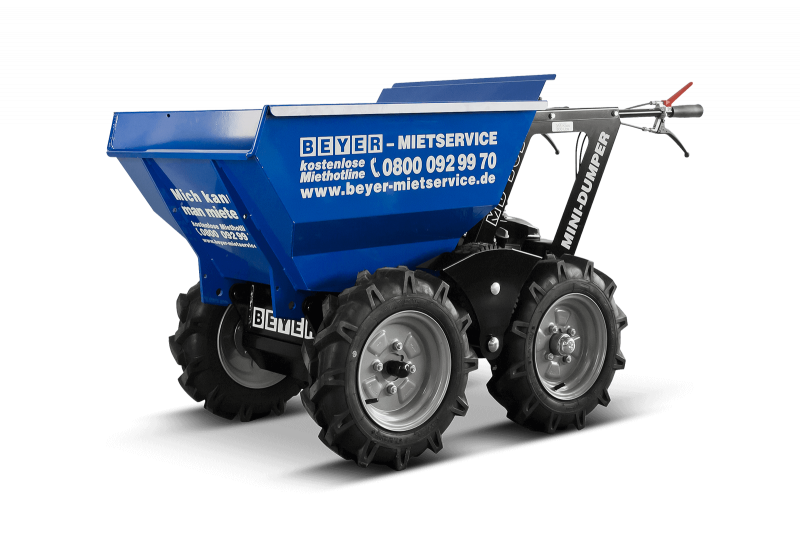 Minidumper mieten für Schüttguttransporte aller Art