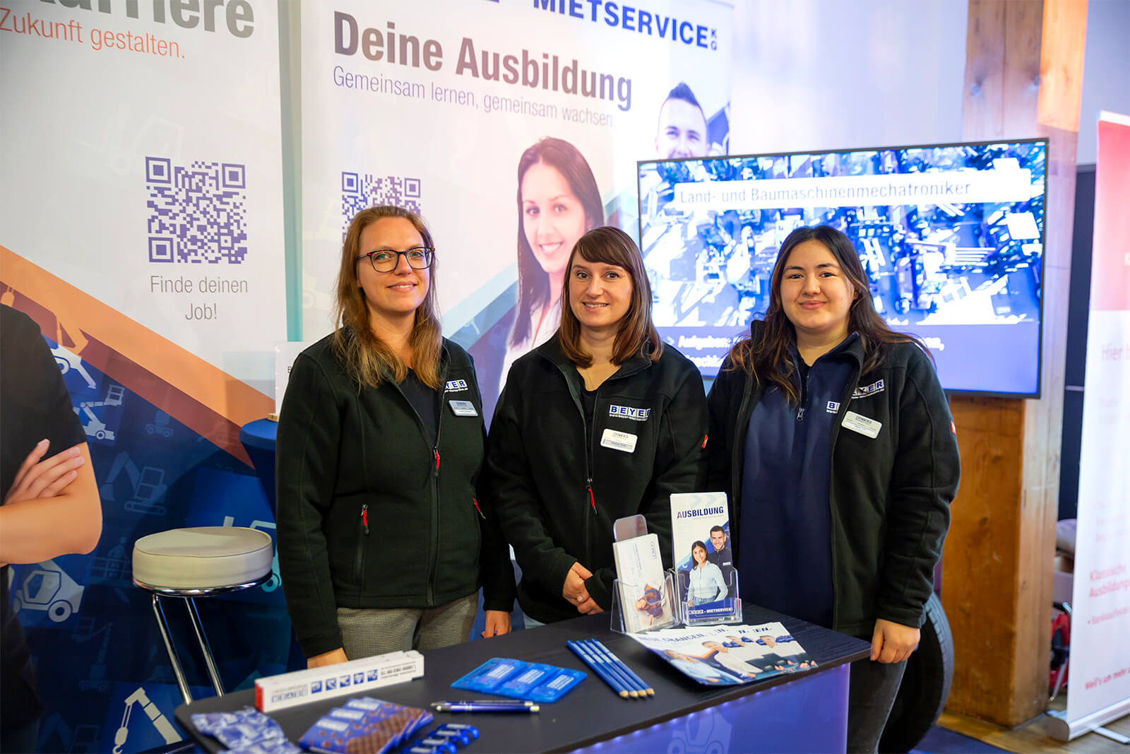 BEYER-Infostand auf Job- und Ausbildungsmesse in Windeck