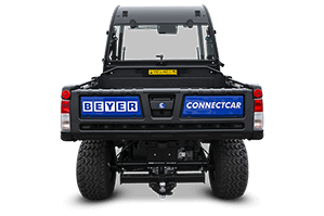 Heckansicht von BEYER Connect Car Diesel 4x4 II